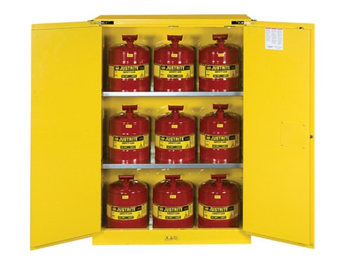 Paquete de armario y latas