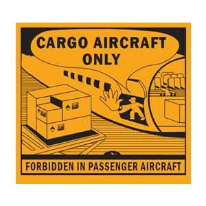 Cargo Aircraft Only Label