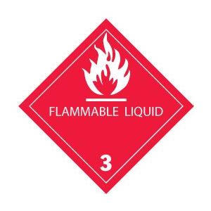Flammable Liquid Label
