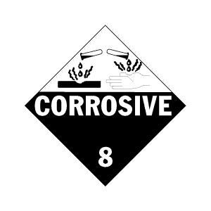 Corrosive Placard