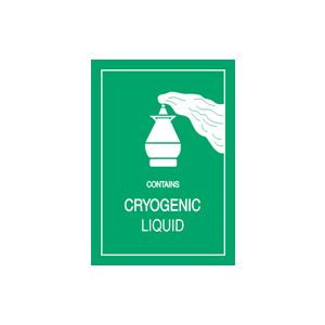 Contains Cryogenic Liquid Label