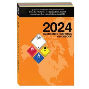2024 Emergency Response Guidebook (ERG), Regular Bound, Standard Size, 5½