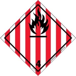 Flammable Solid Label