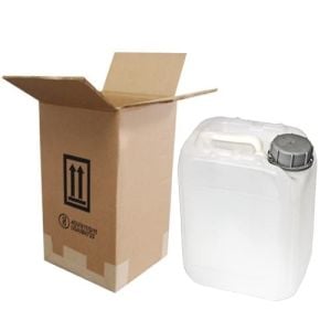 5 Liter (1.32 Gallon) Jerrican / Jug Shipper - 3H1 - Natural/White