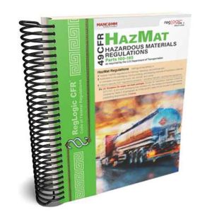 Hazmat 49 CFR Parts 100-185 - Spiral Bound - (March 2025)