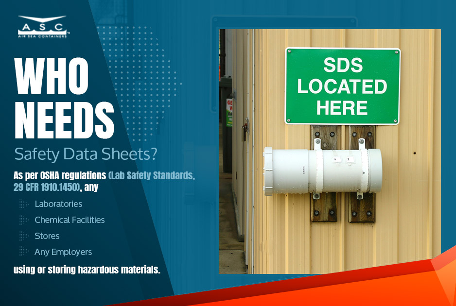 Who Needs Safety Data Sheets