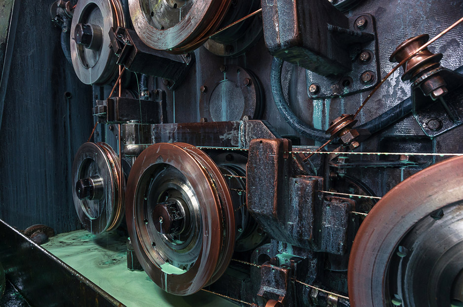 copper round rollers