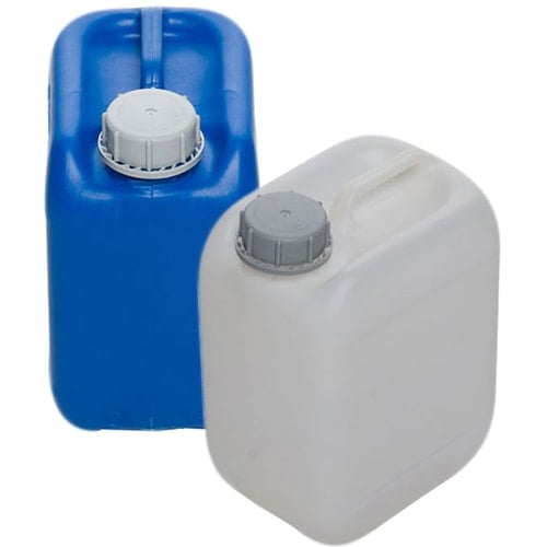 10 Liter (2.64 Gallon) HDPE Jerrican (Pack of 5)