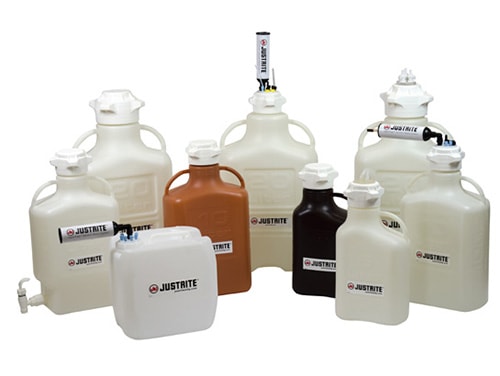 Poly Justrite Safety Cans