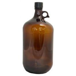 4L Vintage Brown Amber Glass Jug For Shipping | ASC, Inc.