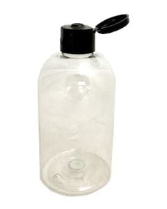 n Round Plastic Bottle with 24/410  Flip Top Cap