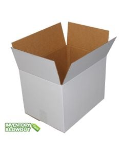 Single Wall Corrugated White 1,000 Box (18-5/8" x 13-5/8" x 13-5/8") 200# - Inventory Blowout