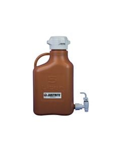 Justrite HDPE Poly Carboy w/ Spigot