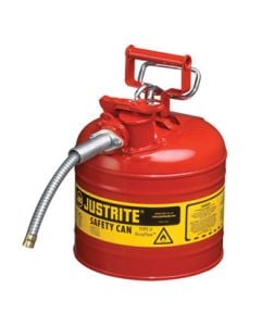 2.5 Gallon (9.5L) Steel Compliant Type II Accuflow Safety Can for Flammables