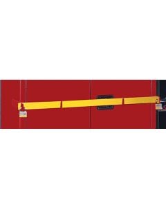 Replacement Security Bar for Hi Security Safety Cabinet, fits 45 gallon, Yellow.