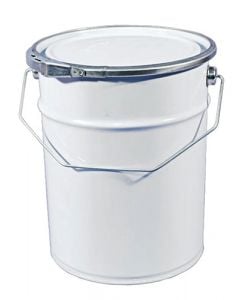 UN/Y1.4 1.32GAL/5L TAPERED PAIL WHITE/PLAIN 180d 