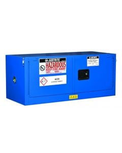 Sure-Grip® EX Piggyback Hazardous Material Steel Safety Cabinet, Cap. 12 gal, 2 s/c drs, Royal Blue.