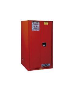 Sure-Grip® EX Combustibles Safety Cabinet for paint and ink, Cap. 96 gal., 5 shelves, 2 sc dr, Red.