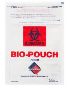 9.5" x 13.5" Biohazard Pouch, Specimen Bag