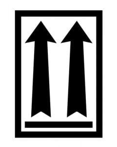 Black Orientation Label