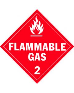 Flammable Gas Placard