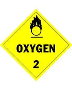 Oxygen Placard