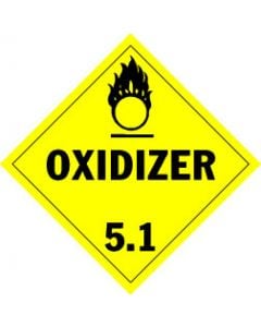 Oxidizer Placard