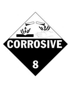 Corrosive Placard