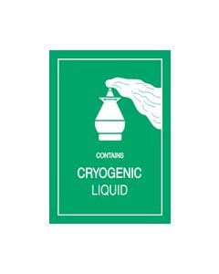 Contains Cryogenic Liquid Label
