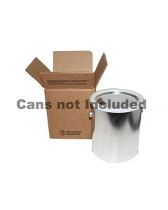 1 x 1 Gallon Metal Paint Can Box
