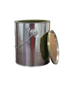 1 Gallon Gold Lined Metal Paint Can with Lid