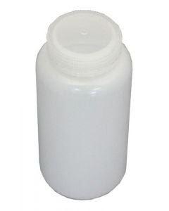 1000 ml Wide Mouth HDPE Plastic Bottle (Natural)