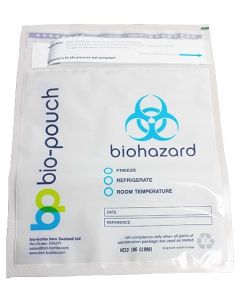 12.25" x 16" Biohazard Pouch, Specimen Bag