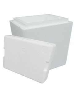 Insulated Styrofoam Cooler (12.25"x12.25"x12")