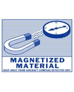 Magnetized Material Label