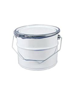 UN/Y1.4 2.5L TAPERED PAIL WHITE/PLAIN 