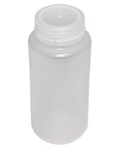 500 ml / 16 oz Wide Mouth HDPE Plastic Bottle (Natural)