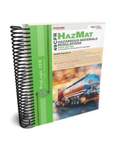 Hazmat 49 CFR Parts 100-185 - Spiral Bound - (March 2025)