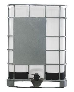 330 Gallon IBC Plastic / Poly Tote, Food Grade (New Bottle / Reconditioned Metal Cage)