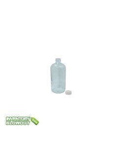 Clear Boston Round Glass 4oz Bottle