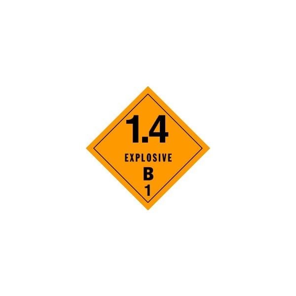 Explosives 1.4B Label