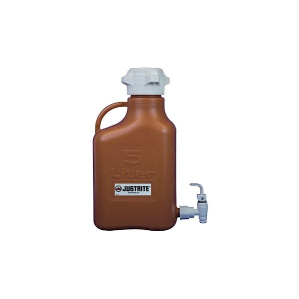 Justrite HDPE Poly Carboy w/ Spigot