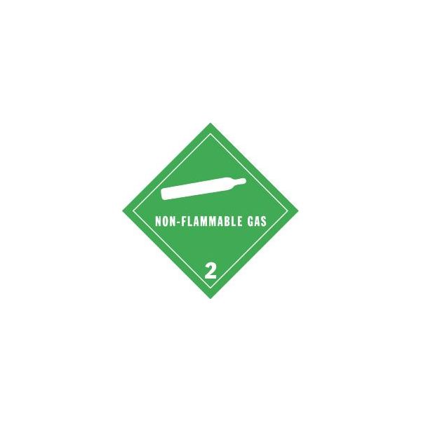 Non-flammable Gas Label