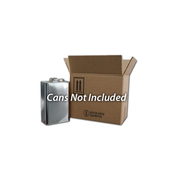4 x 1 Gallon F-Style Metal Can Box and Partition ONLY (4G/Y26.4)