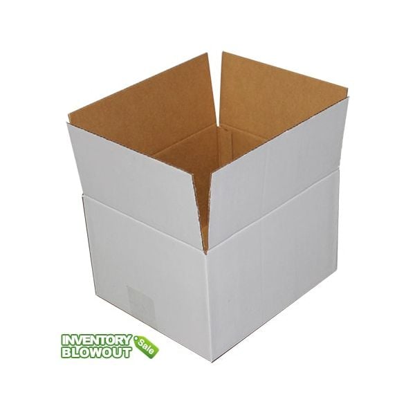 14-11/16" x 12-3/8" x 9-5/16" Single Wall Corrugated Box - Inventory Blowout Sale