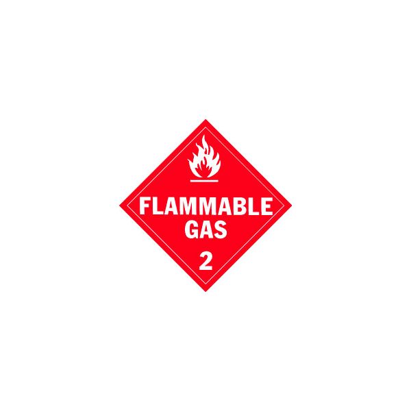Flammable Gas Placard