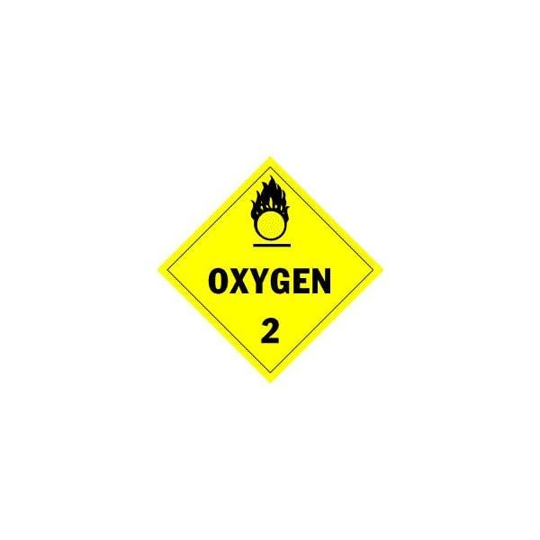 Oxygen Placard