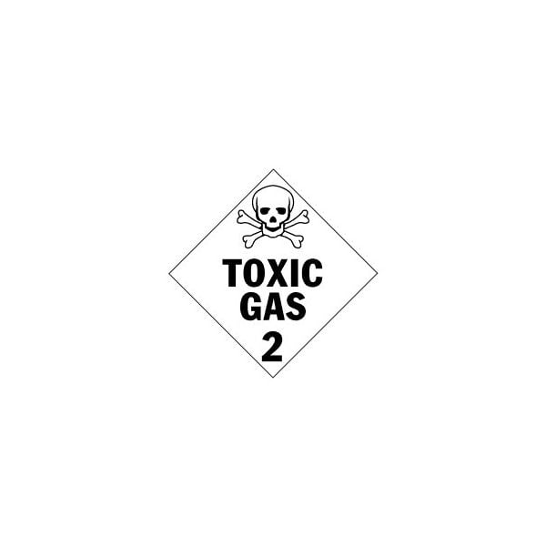 Toxic Gas Placard