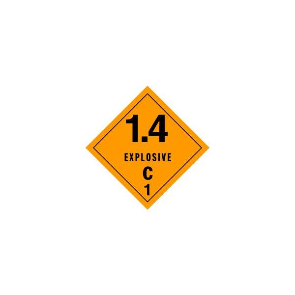 Explosives 1.4C Label
