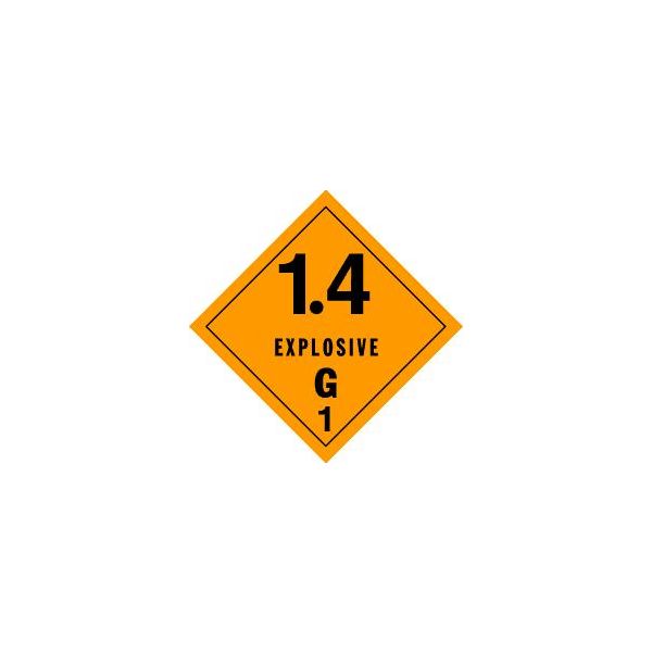 Explosives 1.4G Label
